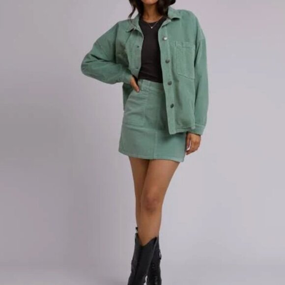 Democracy Corduroy Shirt Jacket - Picture 1 of 7